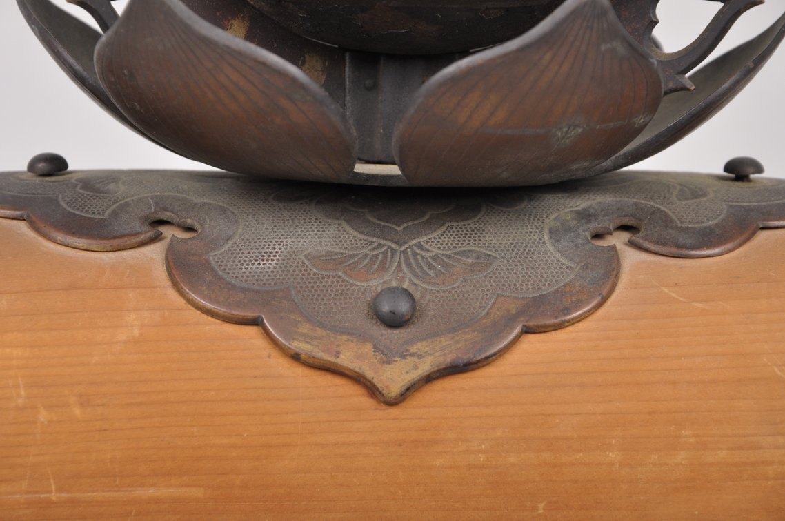 Butsudan Lotus Flower Sphere Ornamentation, Japan, photo 9 of 10