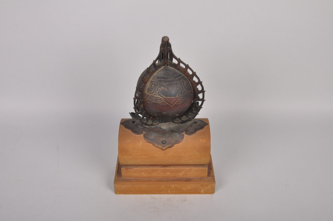Butsudan Lotus Flower Sphere Ornamentation, Japan, photo 6 of 10
