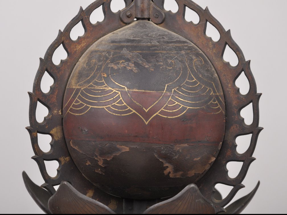 Butsudan Lotus Flower Sphere Ornamentation, Japan, photo 8 of 10