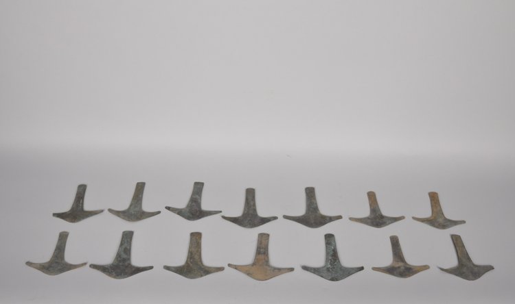 Ancient Mexican Copper Axe Hoe Currency