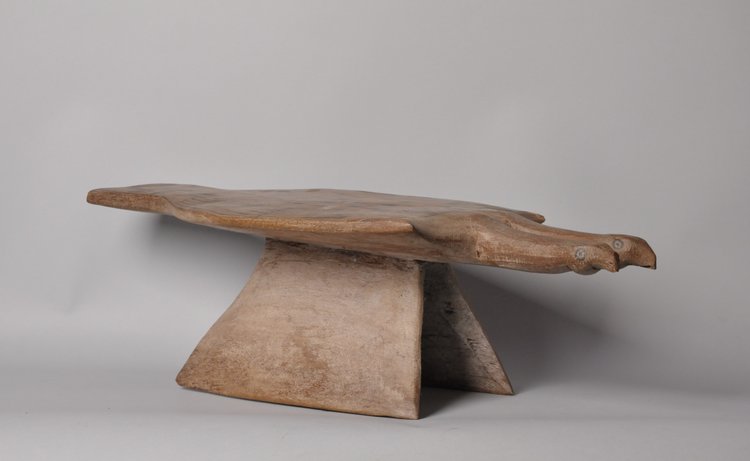 Kalapalo Vulture Double Headed Bench, Brazil