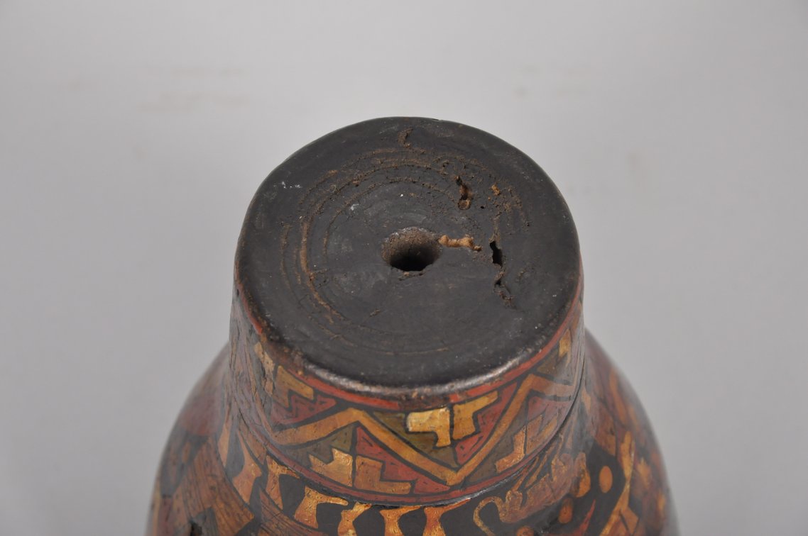 Inca Peruvian Wari Kero Wood Drinking Vessel Cup, photo 7 of 7