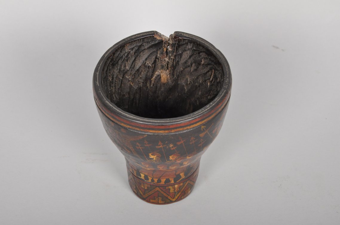 Inca Peruvian Wari Kero Wood Drinking Vessel Cup, photo 3 of 7