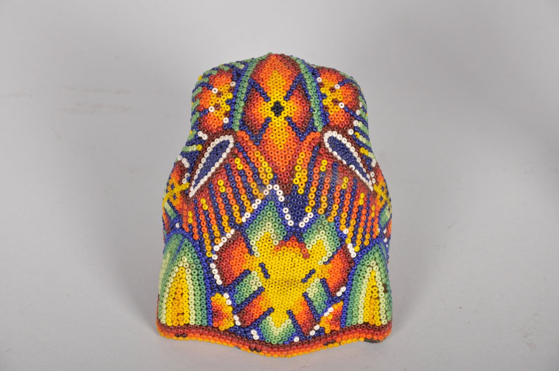 Mayan Sling Shot and Huichol Beaded Jaguar, photo 3 of 10