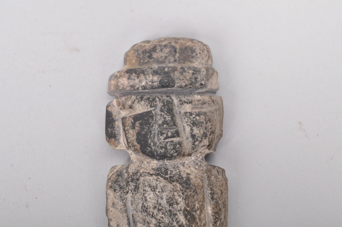 Teotihuacan Stone Figure Serpentine Stone, photo 5 of 8
