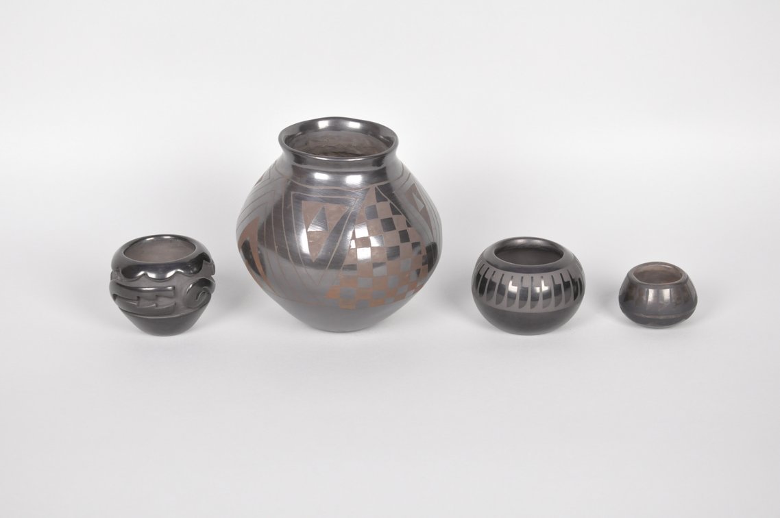 Marvin and Frances Martinez, SDP, and Alonso  Black on Black Pottery, photo 2 of 12
