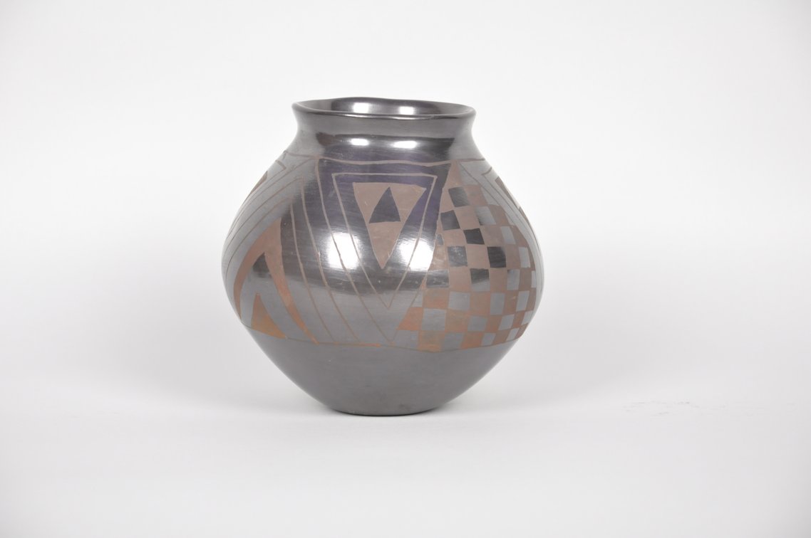 Marvin and Frances Martinez, SDP, and Alonso  Black on Black Pottery, photo 3 of 12