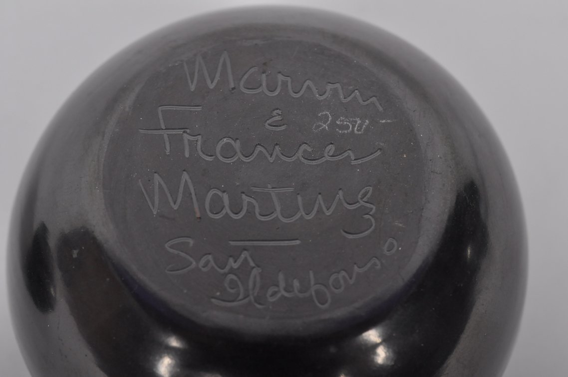 Marvin and Frances Martinez, SDP, and Alonso  Black on Black Pottery, photo 10 of 12