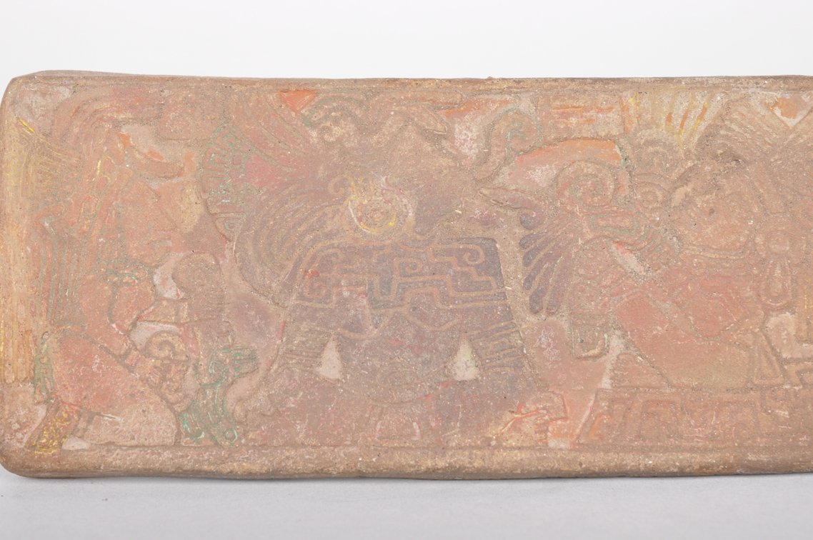 Aztec Terracotta Pottery Stamp Seal/Sello with Jaguar Handle, photo 6 of 8