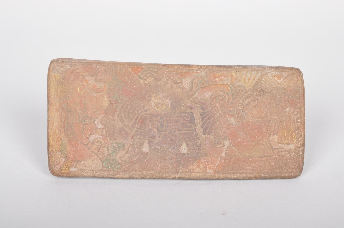 Aztec Terracotta Pottery Stamp Seal/Sello with Jaguar Handle, photo 8 of 8