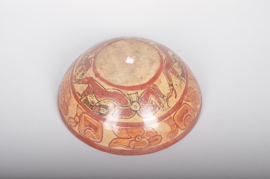 Mayan Copador Polychrome Pottery Bowl, photo 10 of 11