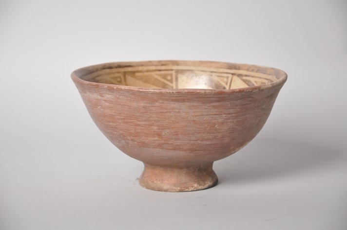 Pre Columbian Pedestal Pottery Bowl