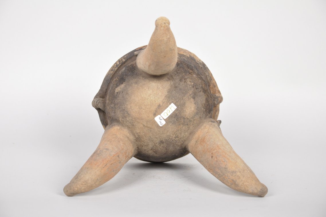 Chiriqui Costa Rican Tripod Rattle Vessel, photo 7 of 7