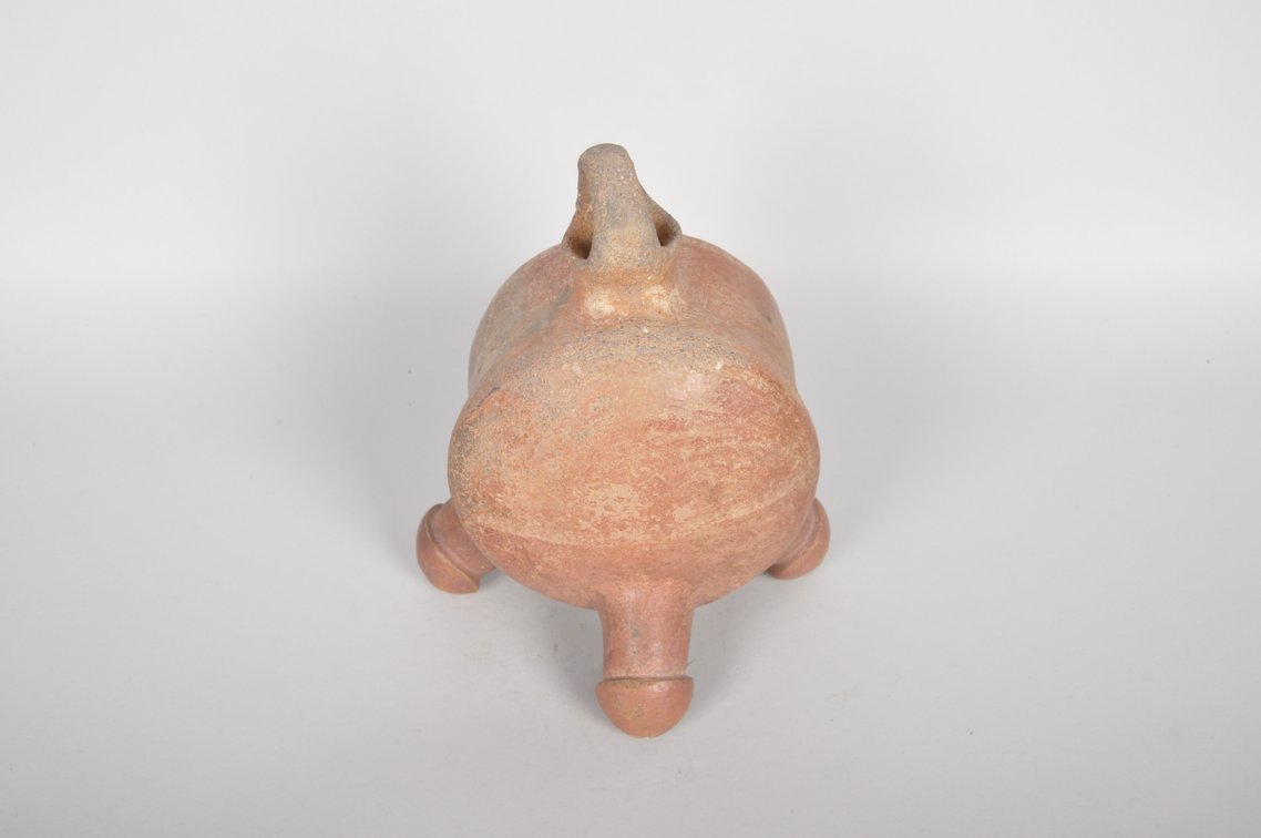 Vicus Culture Peruvian Loop Handle Phallic Vessel, photo 4 of 6