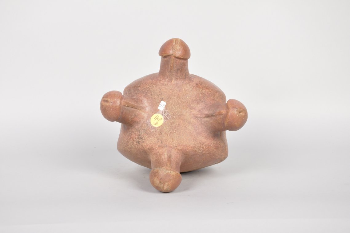 Vicus Culture Peruvian Loop Handle Phallic Vessel, photo 6 of 6