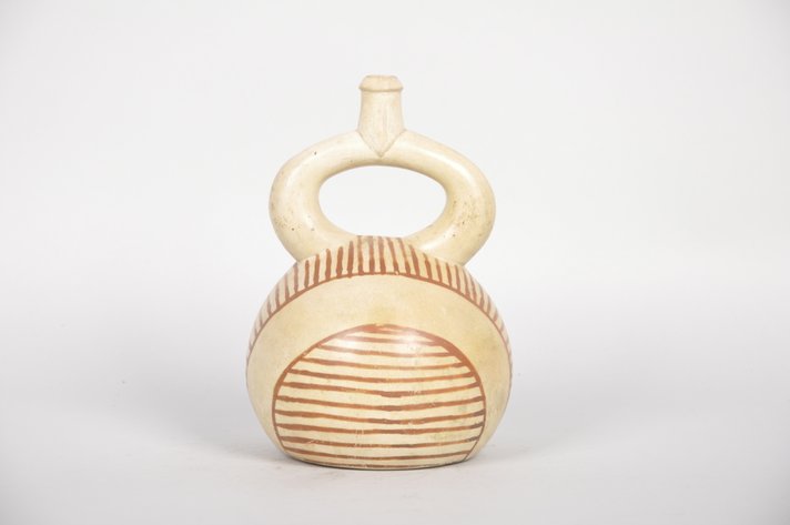 Moche Stirrup Spout Ceramic Vessel