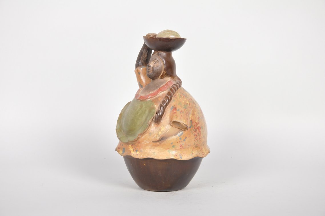 Chulucana's Peruvian Folk Art Ceramic Figures and Jugs, photo 4 of 11