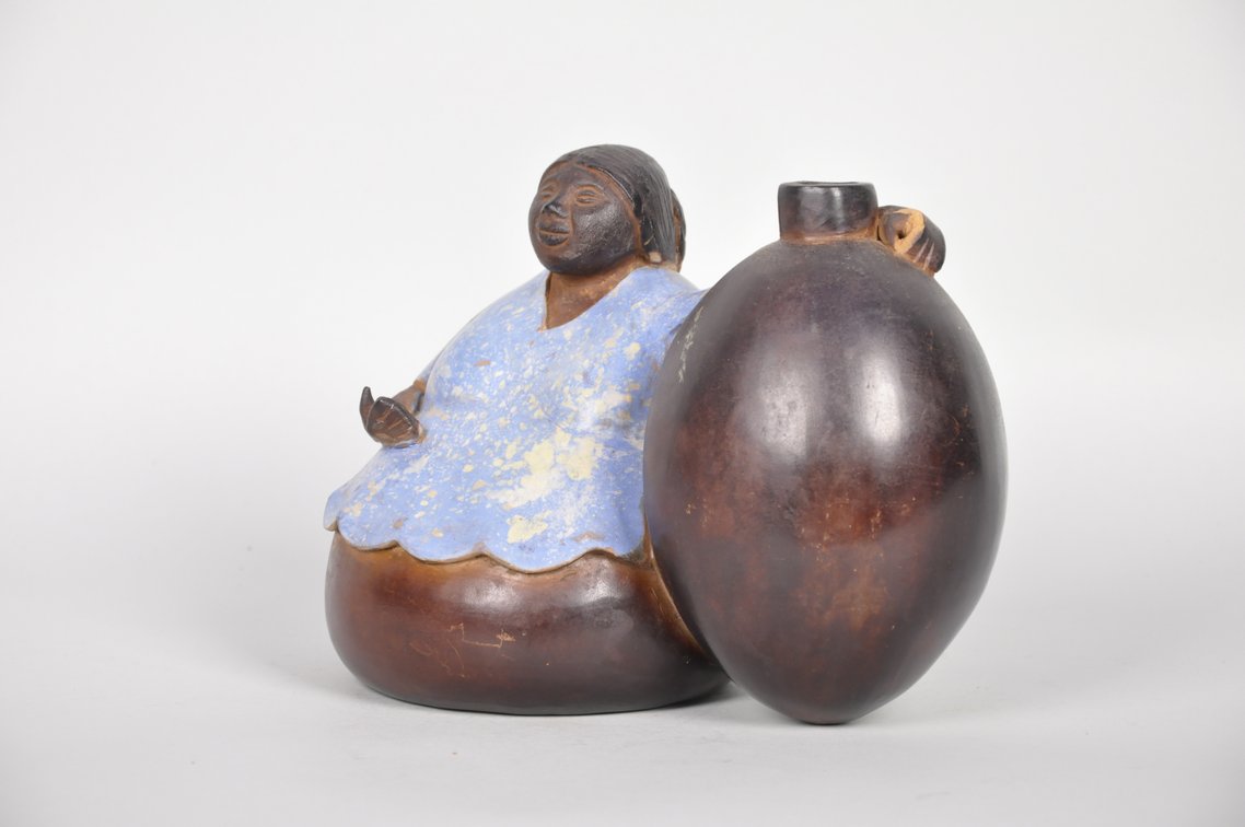 Chulucana's Peruvian Folk Art Ceramic Figures and Jugs, photo 10 of 11
