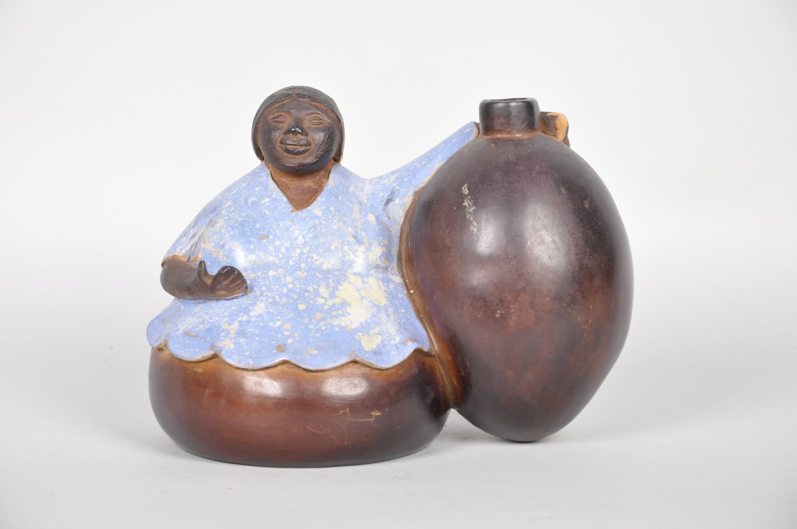Chulucana's Peruvian Folk Art Ceramic Figures and Jugs, photo 8 of 11
