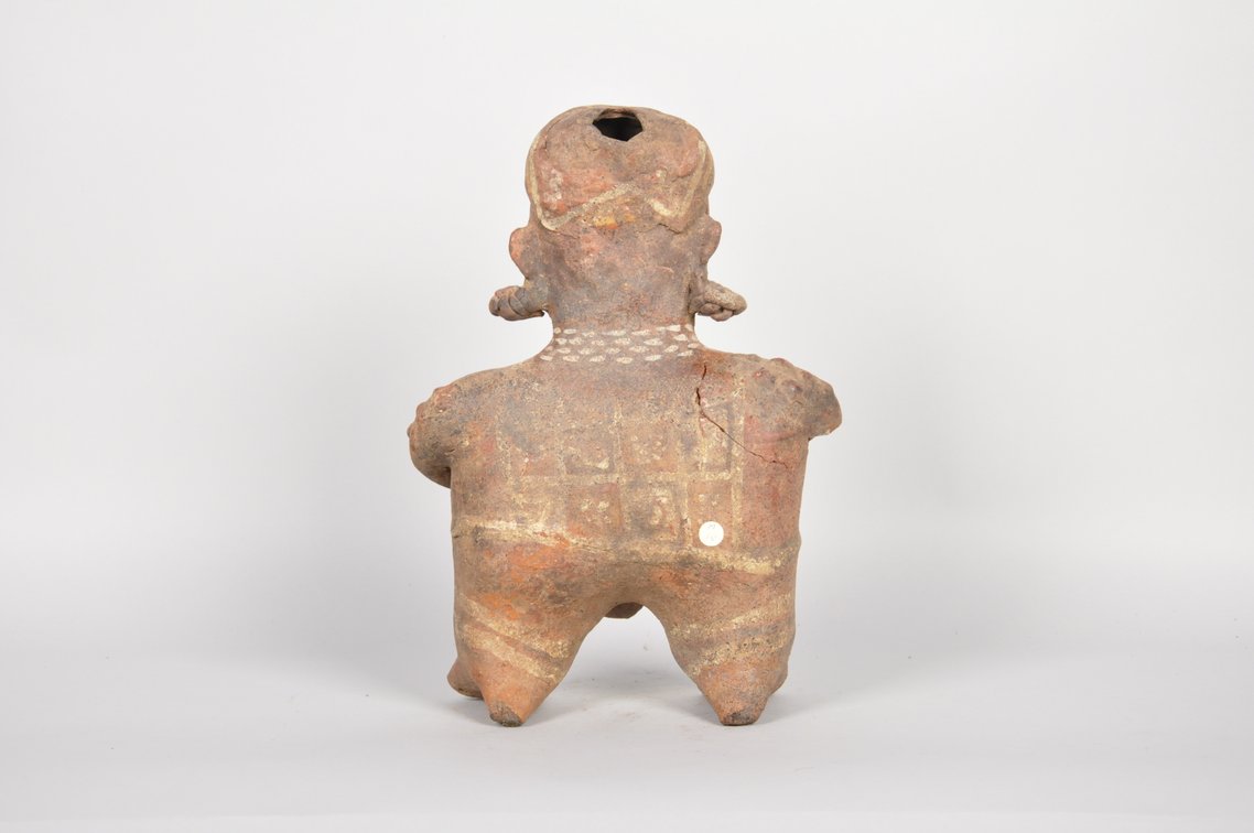 Pre-Columbian Nayarit Clay Male Figure, photo 5 of 6