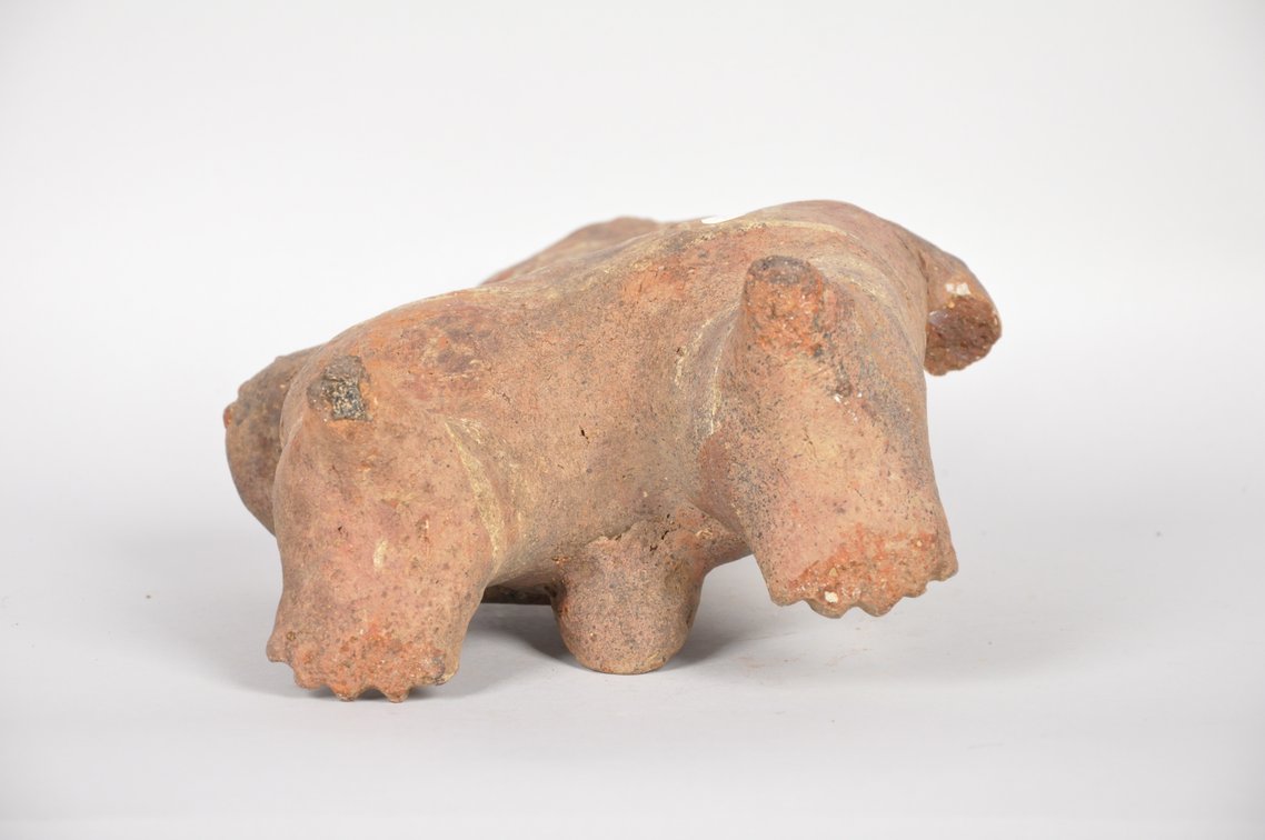 Pre-Columbian Nayarit Clay Male Figure, photo 6 of 6