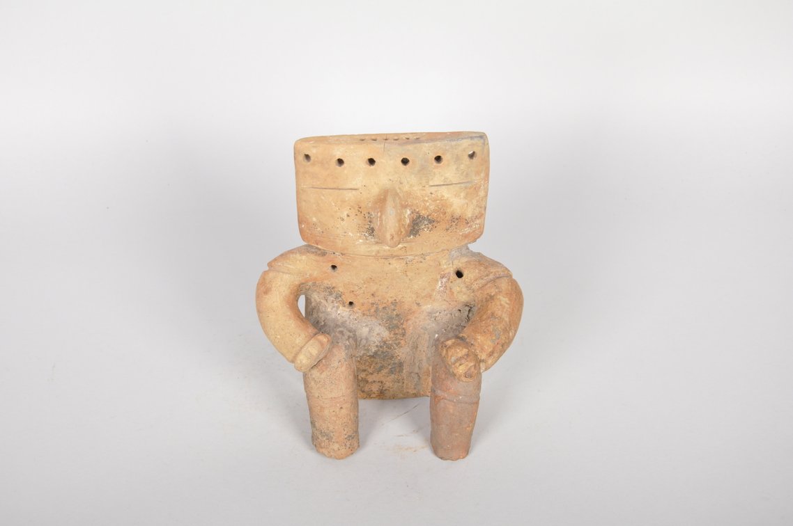 Pre Columbian Terra Cotta Slab Figure Quimbaya Culture, photo 4 of 6