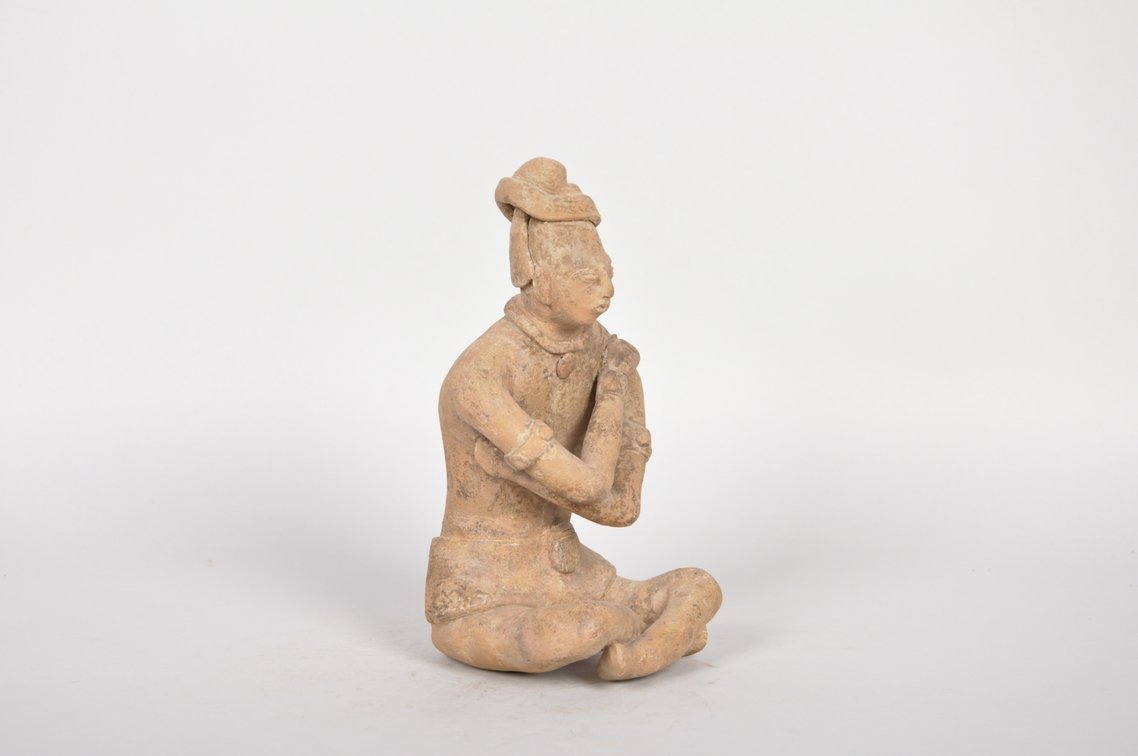 Maya Jaina Seated Priest Figure, photo 2 of 6