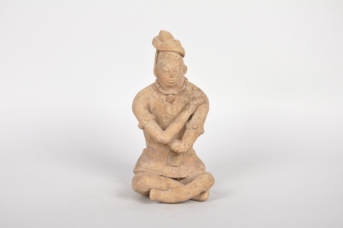 Maya Jaina Seated Priest Figure, photo 3 of 6