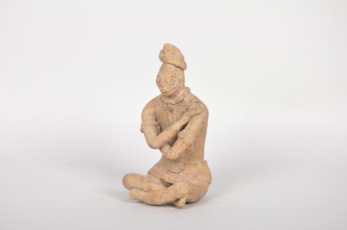Maya Jaina Seated Priest Figure