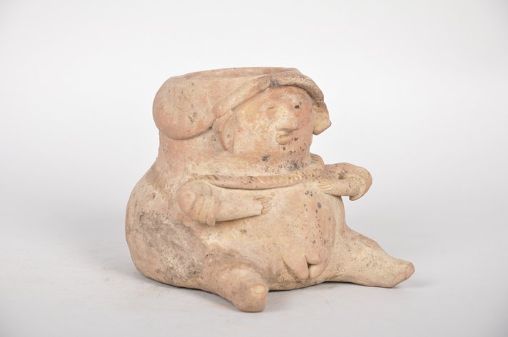 Paquime Casas Grandes Effigy Plum Body Female Figure Vessel