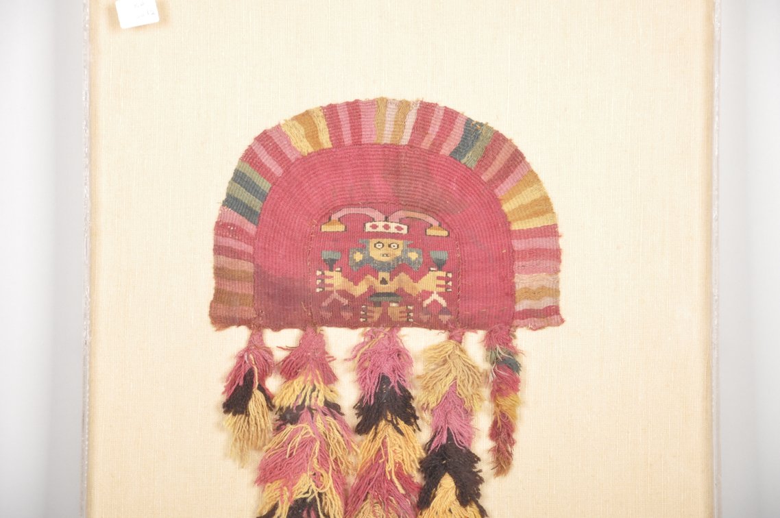 Inca, Ancon Necropolis Passementerie Woven Textile, photo 3 of 7