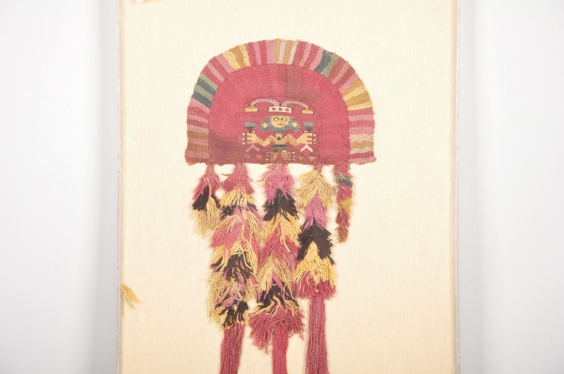 Inca, Ancon Necropolis Passementerie Woven Textile, photo 4 of 7
