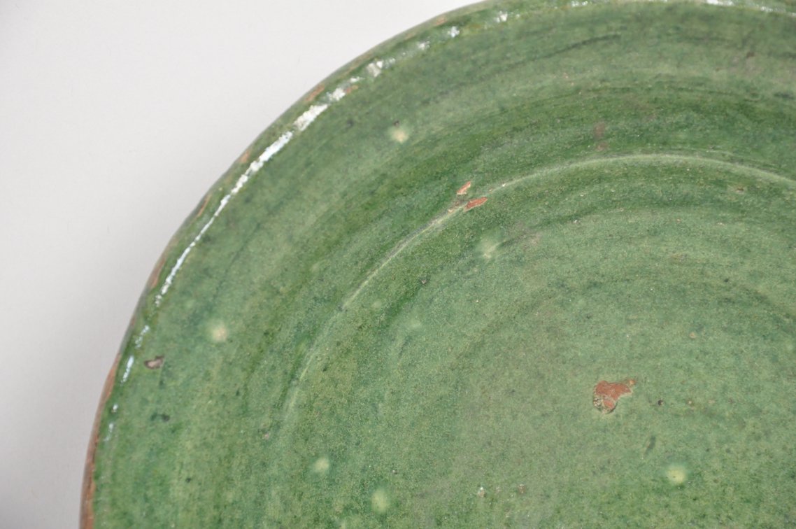 Handmade Moroccan Green Glazed Pottery, photo 4 of 8