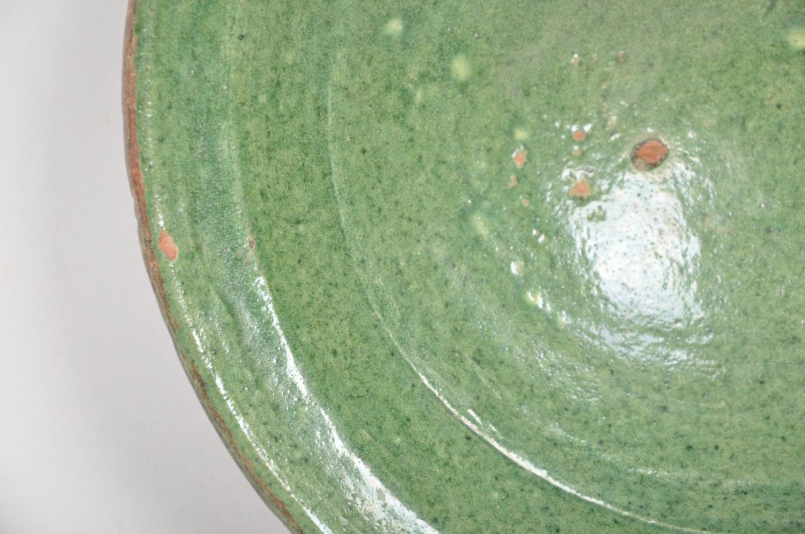 Handmade Moroccan Green Glazed Pottery, photo 6 of 8