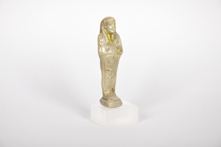 Ancient Egyptian Green Faience Ushabti Late Period 664-332 BC