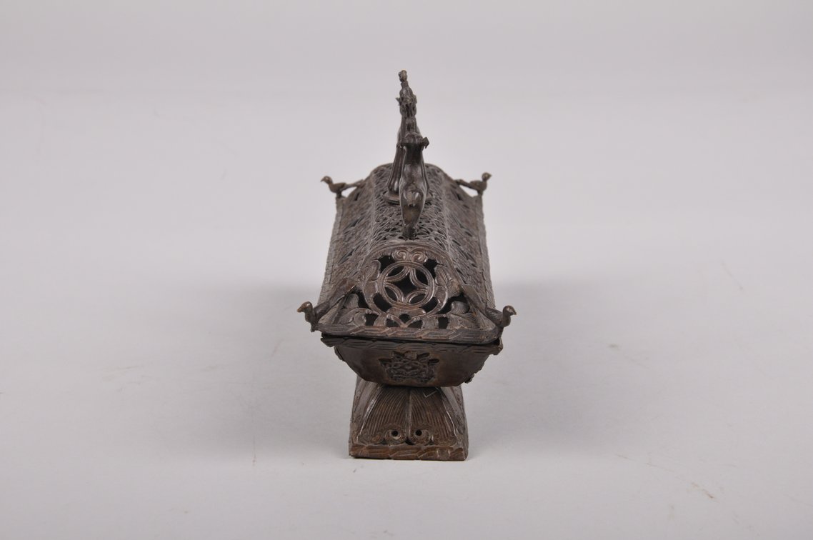 Two Chinese Bronze and Metal Incense Burners, photo 5 of 18