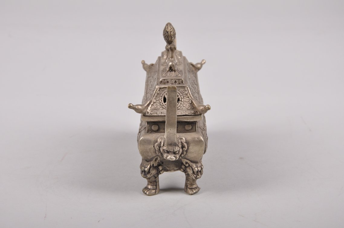 Two Chinese Bronze and Metal Incense Burners, photo 14 of 18