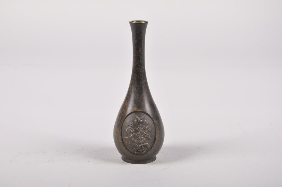 Pair of Bronze Japanese Vases, photo 3 of 8