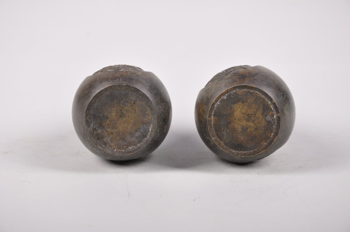 Pair of Bronze Japanese Vases, photo 8 of 8