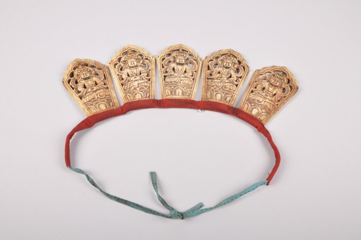 19th Century Tibetan Ritual Crown