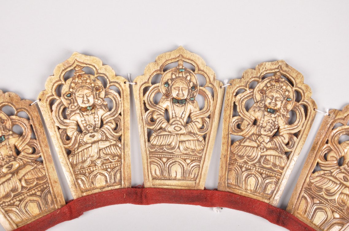 19th Century Tibetan Ritual Crown, photo 3 of 11