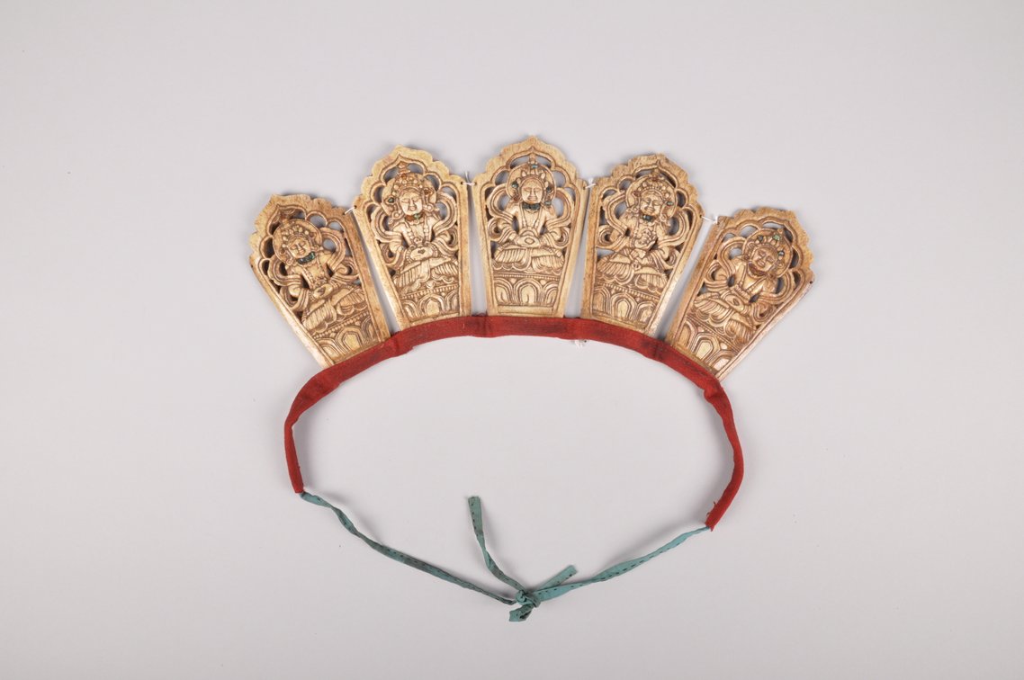 19th Century Tibetan Ritual Crown, photo 4 of 11