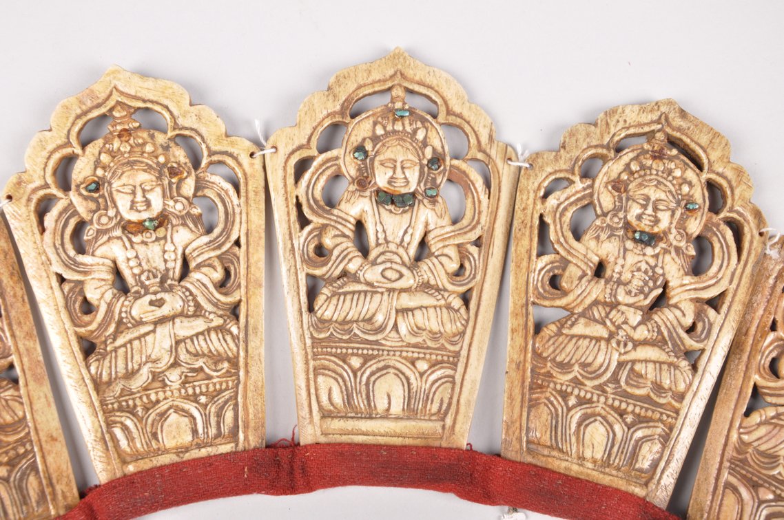 19th Century Tibetan Ritual Crown, photo 5 of 11