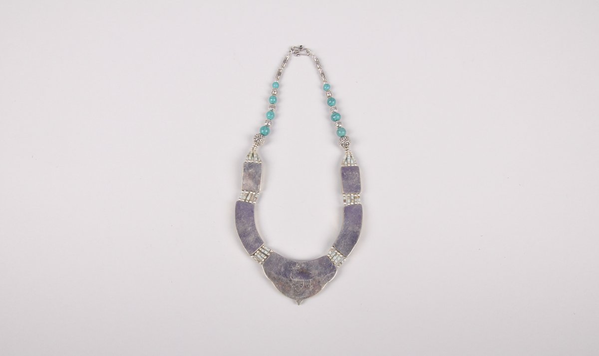 Sterling Silver Turquoise and Coral Necklace and Bracelet, photo 7 of 18