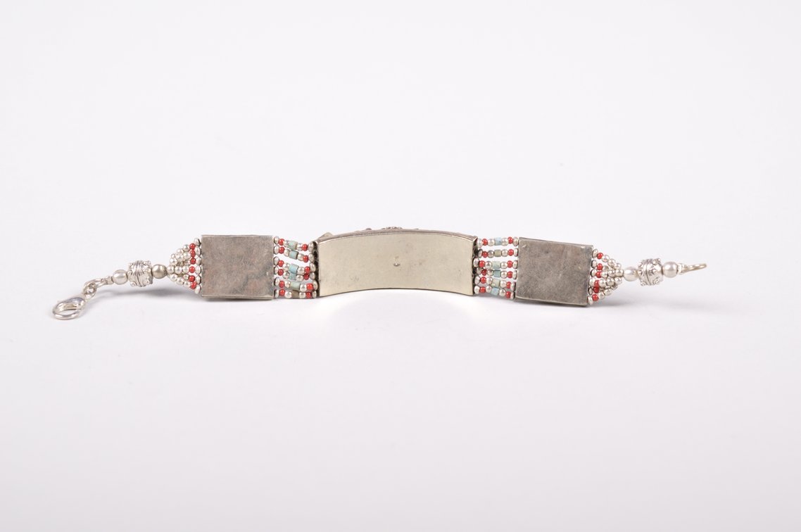 Sterling Silver Turquoise and Coral Necklace and Bracelet, photo 18 of 18