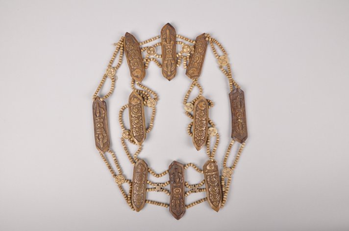 Tibetan 18th Century Yak Bone Breast Plate