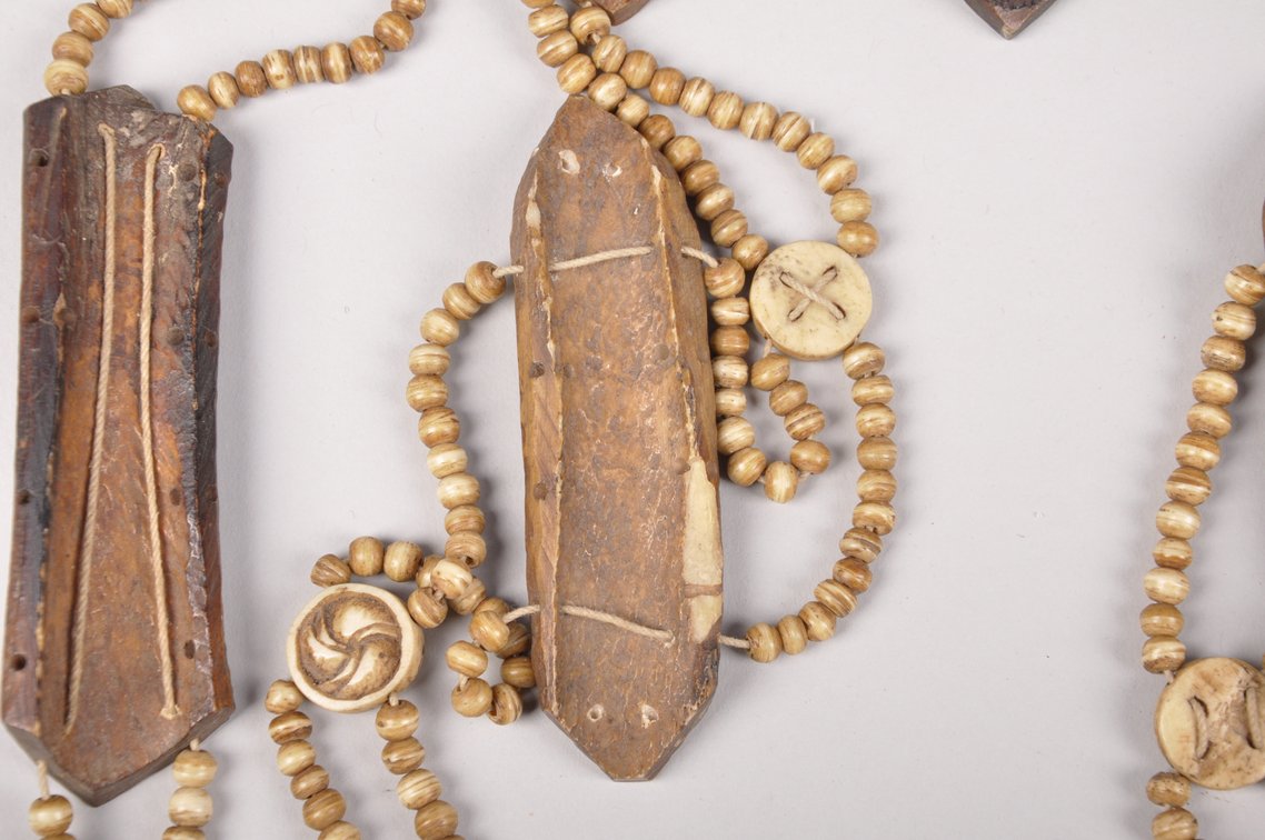 Tibetan 18th Century Yak Bone Breast Plate, photo 13 of 16