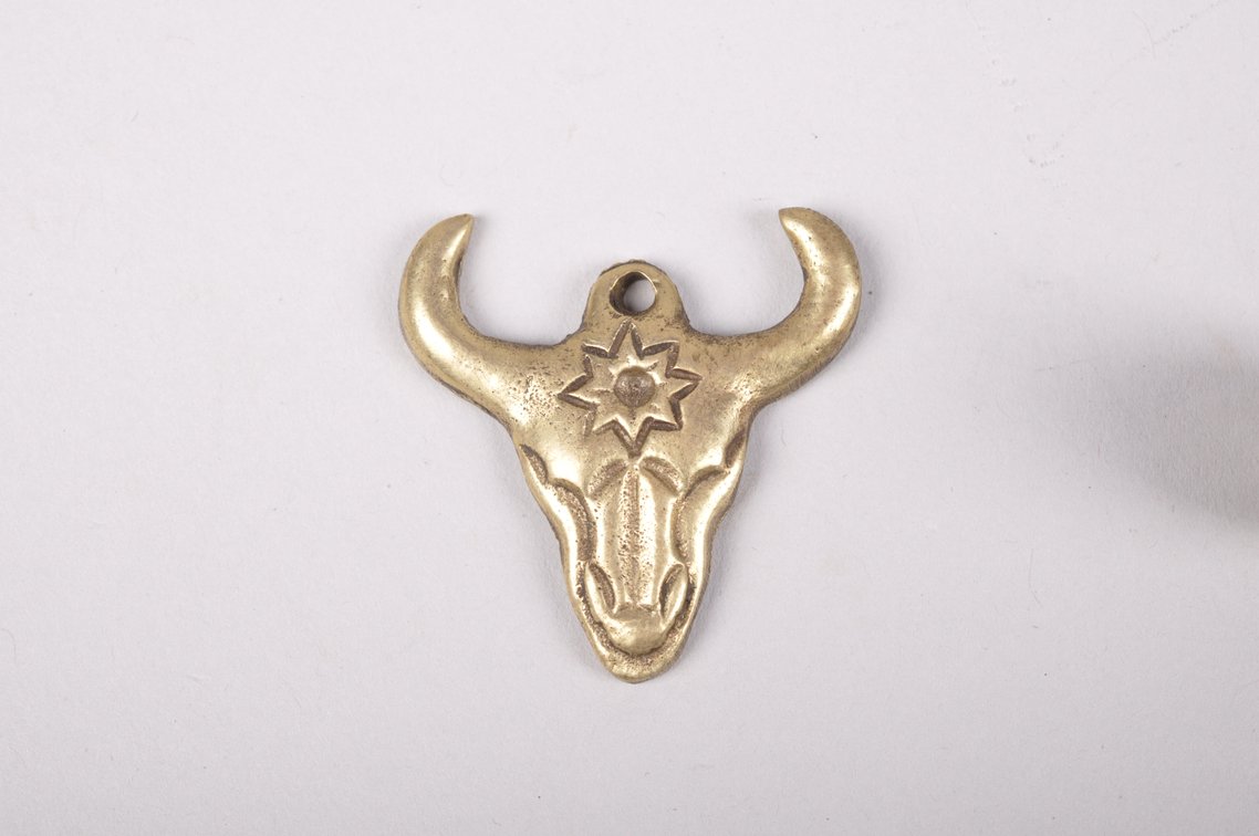 Tibetan Ghau, Bronze Pendants, and a Stone Necklace, photo 8 of 16