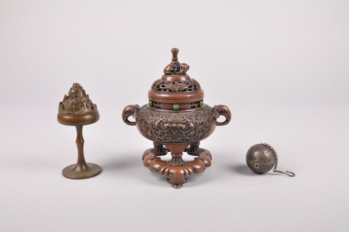 Bronze Chinese Incense Burners
