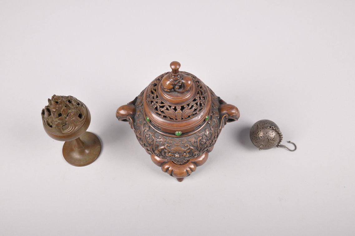 Bronze Chinese Incense Burners, photo 2 of 14